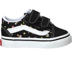 Vans Old Skool V Sneakers - Meisjes - Zwart - Maat:19
