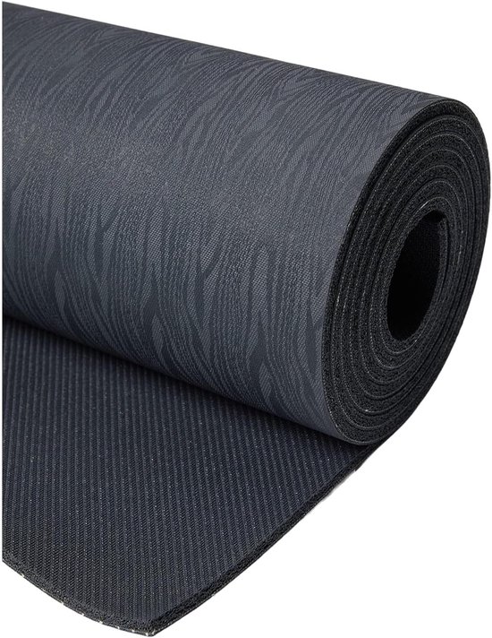 Yoga Mat - Fitness Ondergrond - Thuis Sporten - Anti-slip Profiel - Standaard Maat - Zwart — afbeelding 2