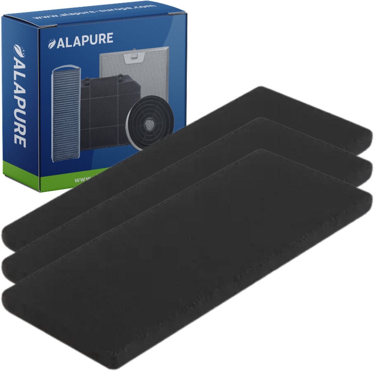 3x Koolstoffilter voor Novy Monoblock 98002