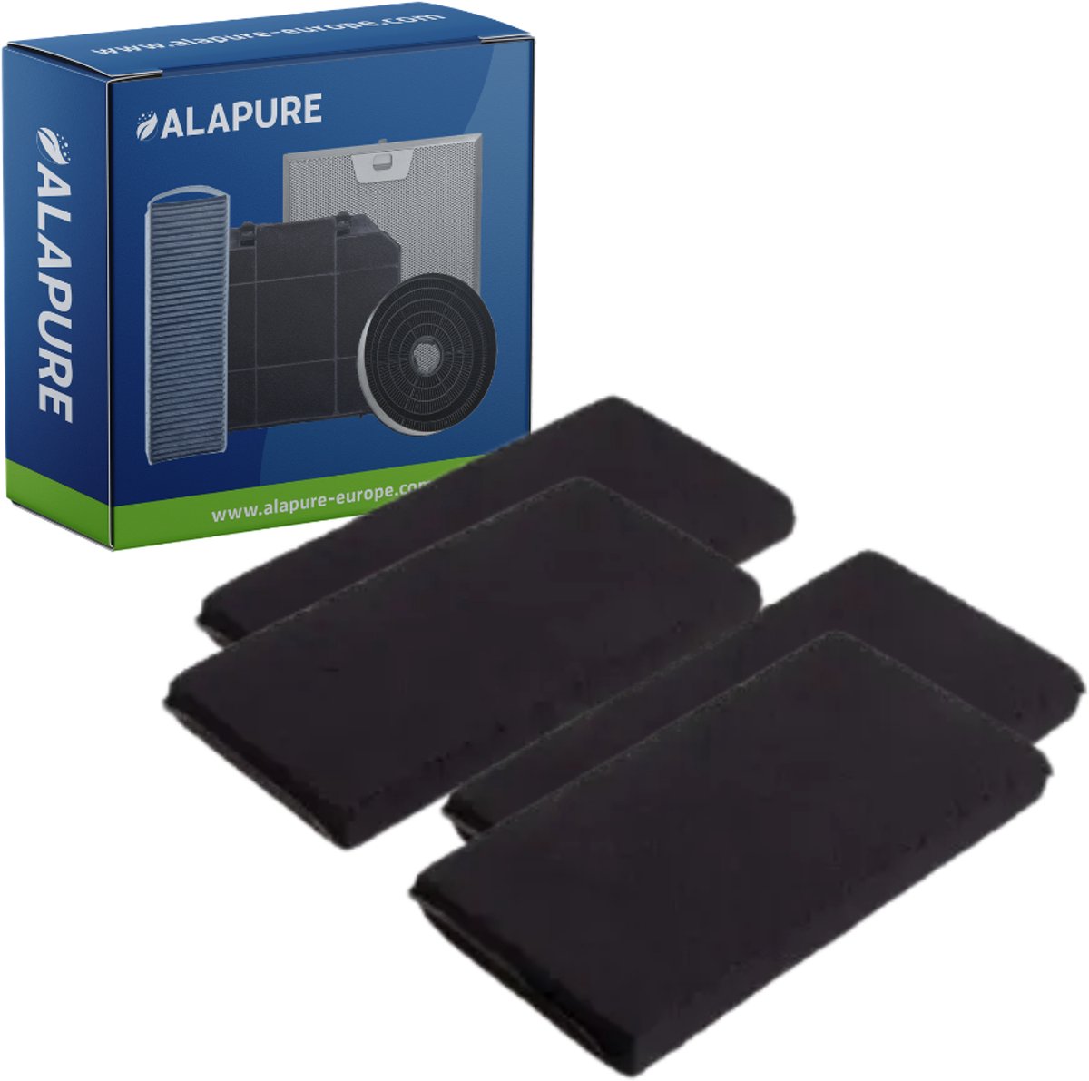 2x Koolstoffilter voor Novy Monoblock 8740400 (2St.)