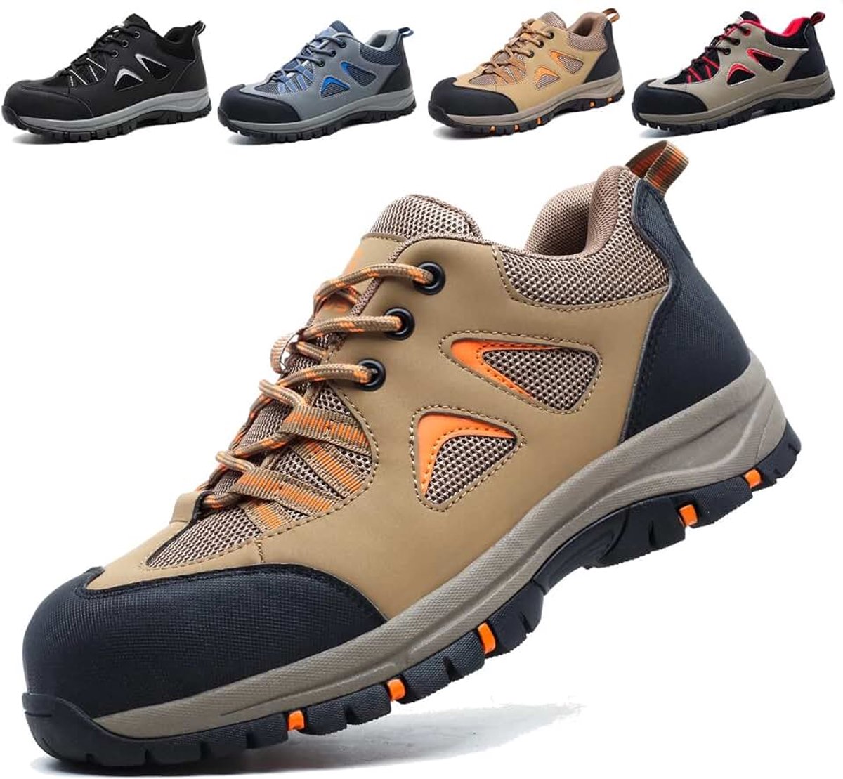 Werkschoenen Licht Ademend Beschermende Schoenen Stalen Sportieve Schoenen Unisex