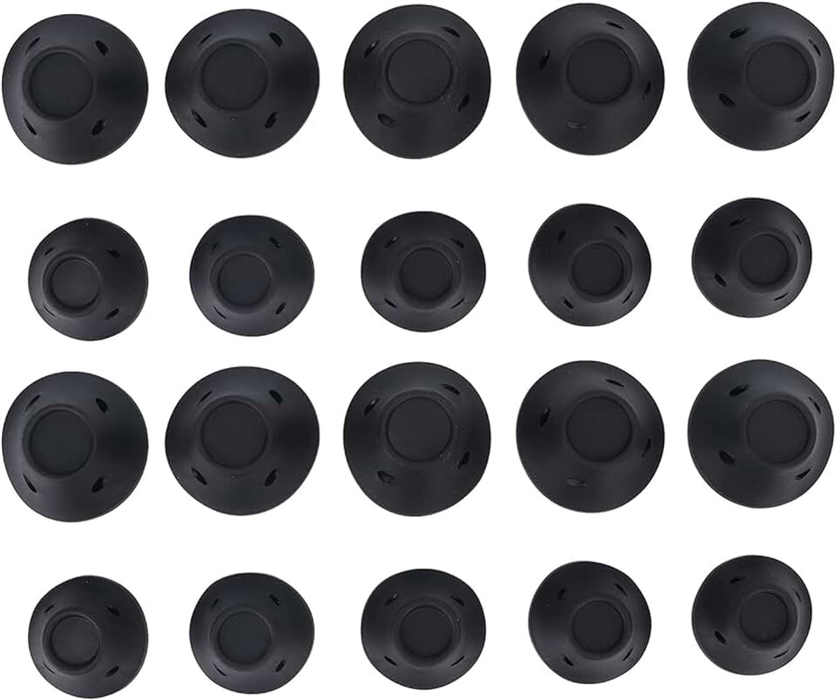 20st Siliconen Haarrollers Warmtevrij – Flexibele Krulspelden voor Thuisgebruik, Paddestoelvormige Haarkrullers van Zacht Siliconen voor Dames & Meisjes, Ideaal voor Krullen & Vo