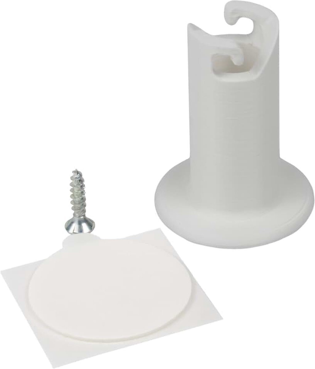 5 STK. Houder-opbergsysteem voor Kenwood Cooking Chef XL accessoires - Roerelementen zoals platte menghaak, draadgarde, kneedhaak (Wit)