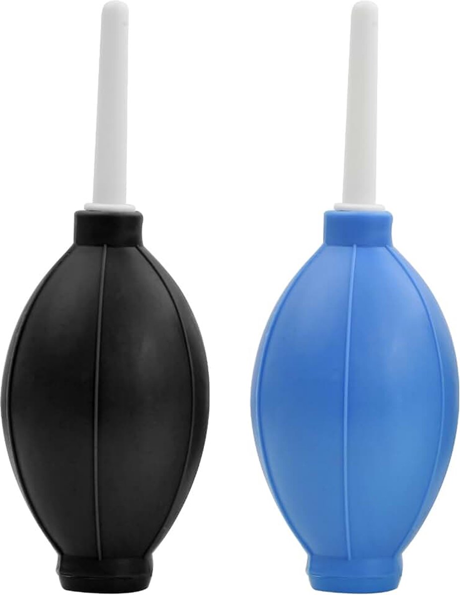 2 stuks balgen stofblazer, 15 cm zachte rubberen luchtblazer stofreiniger, luchtpomp blazer voor camera's, gitaren, toetsenborden, records, mobiele telefoons en vetplanten