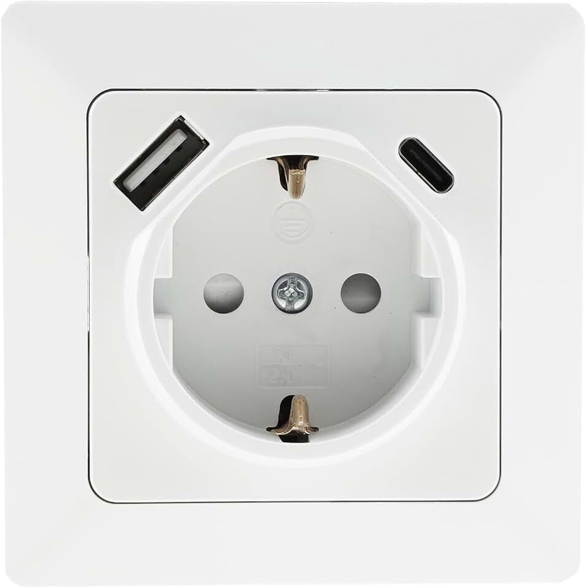 MILOS-bus met USB-C/PD, mat wit, met frame