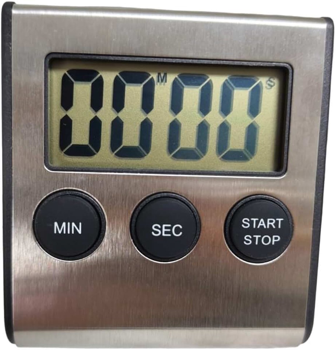Keukenwekker, wekker voor keukenapparatuur, 100 minuten, timer voor koken, studeren, sporten, vergaderen, parkeren (batterij niet inbegrepen)
