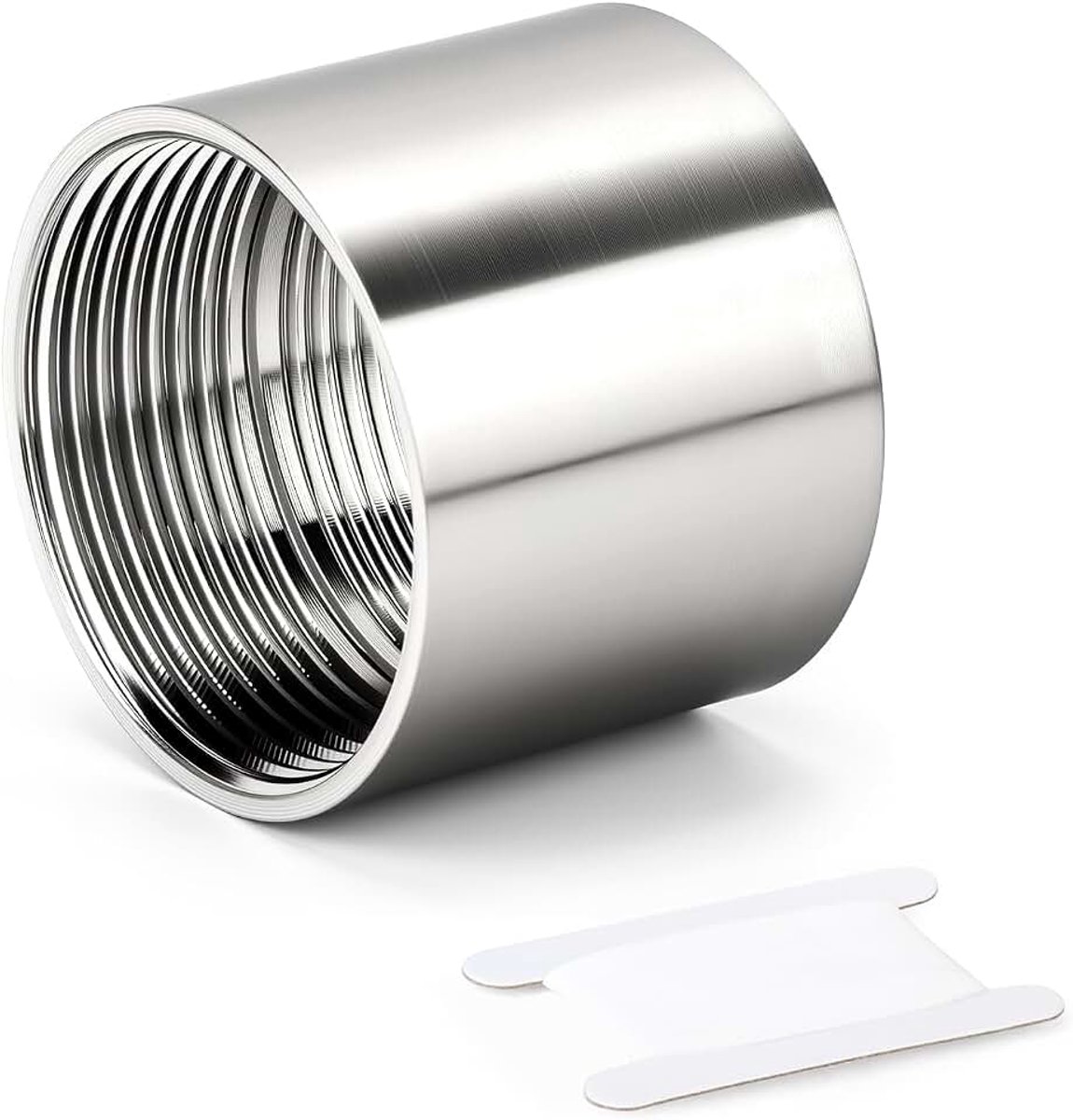 1 stuk 304 roestvrijstalen buiskoppeling, 4" BSP vrouwelijk x 4" BSP vrouwelijk schroefdraad rechte koppelingsconnectoren adapter buisfittingen
