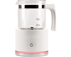 NIVA® Melk Opschuimer - Melkopschuimer - Melkopschuimer Electrisch - Wit - 12cm x 12cm x 20cm