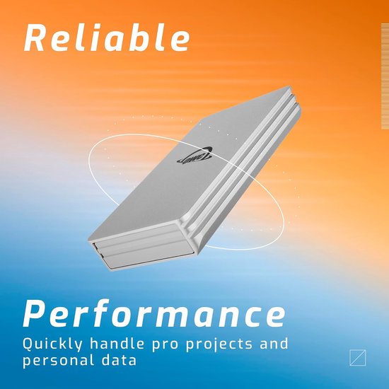 Draagbare SSD - Externe Opslag - Snelle Data Transfer - Aluminium Behuizing - 2TB - Grijs — afbeelding 3