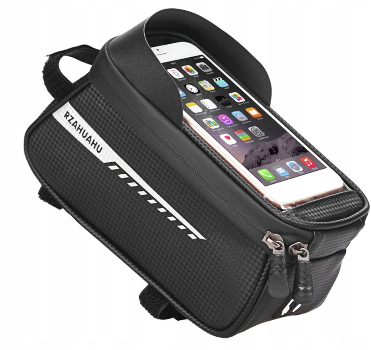 Waterdichte Fietstas Frame met Telefoonhouder - 1L