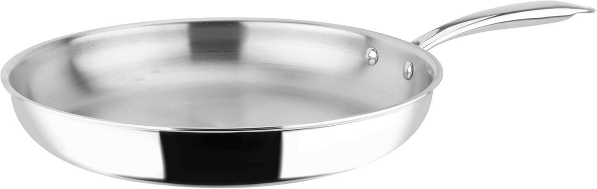 711549 Rapsody braadpan van roestvrij staal, diameter 30 cm, voor alle fornuizen, ook inductiekookplaten