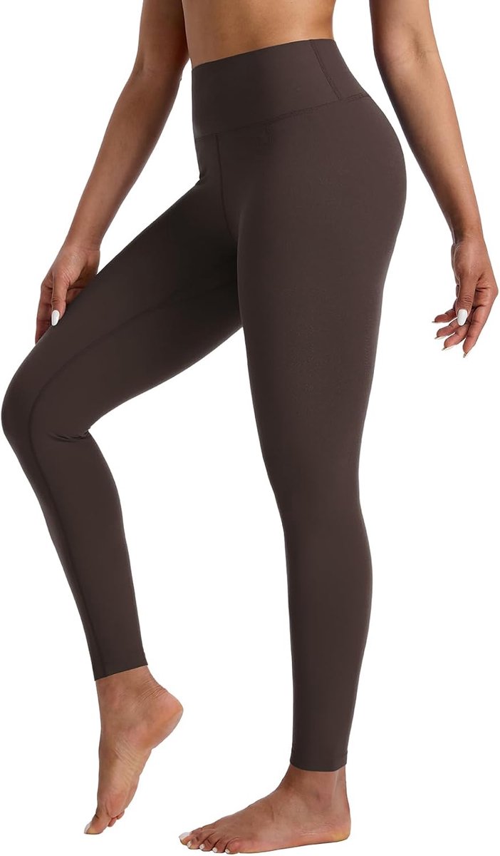 Leggings voor Vrouwen Buikcontrole Yoga Broek met Zak 63,5 cm Ultra Zachte Gym Workout Leggings