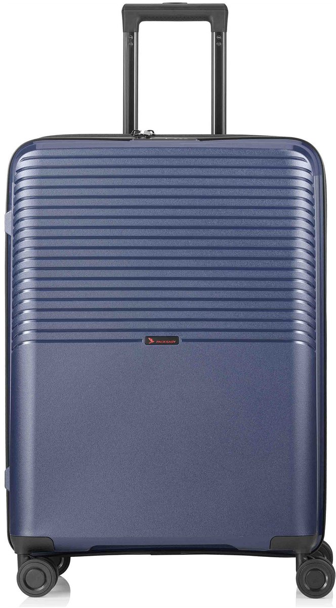 Pack Easy Jet 4 wielen Trolley M 64 cm met uitbreidingsplooi - Harde bagage - TSA slot - navy