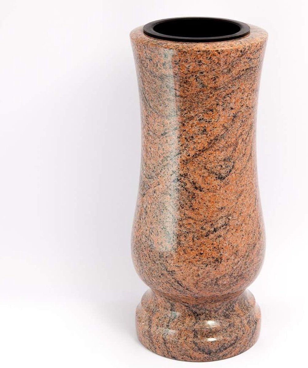 Grave Vaas - Grafdecoratie - Bloemen Schikken - Vorstbestendig - 28 cm Hoog - Multicolor