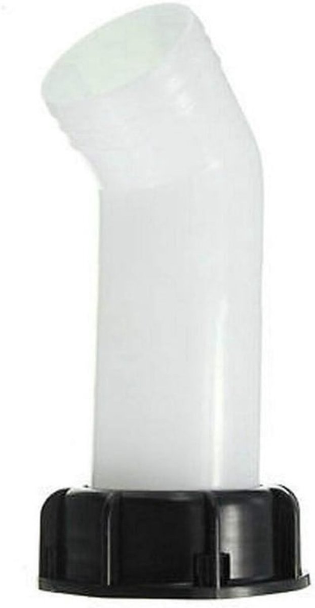 Verlengde afvoer slang voor 1000 L IBC-waterreservoir - universele kraan en dop - waterafvoerslang met klep fitting