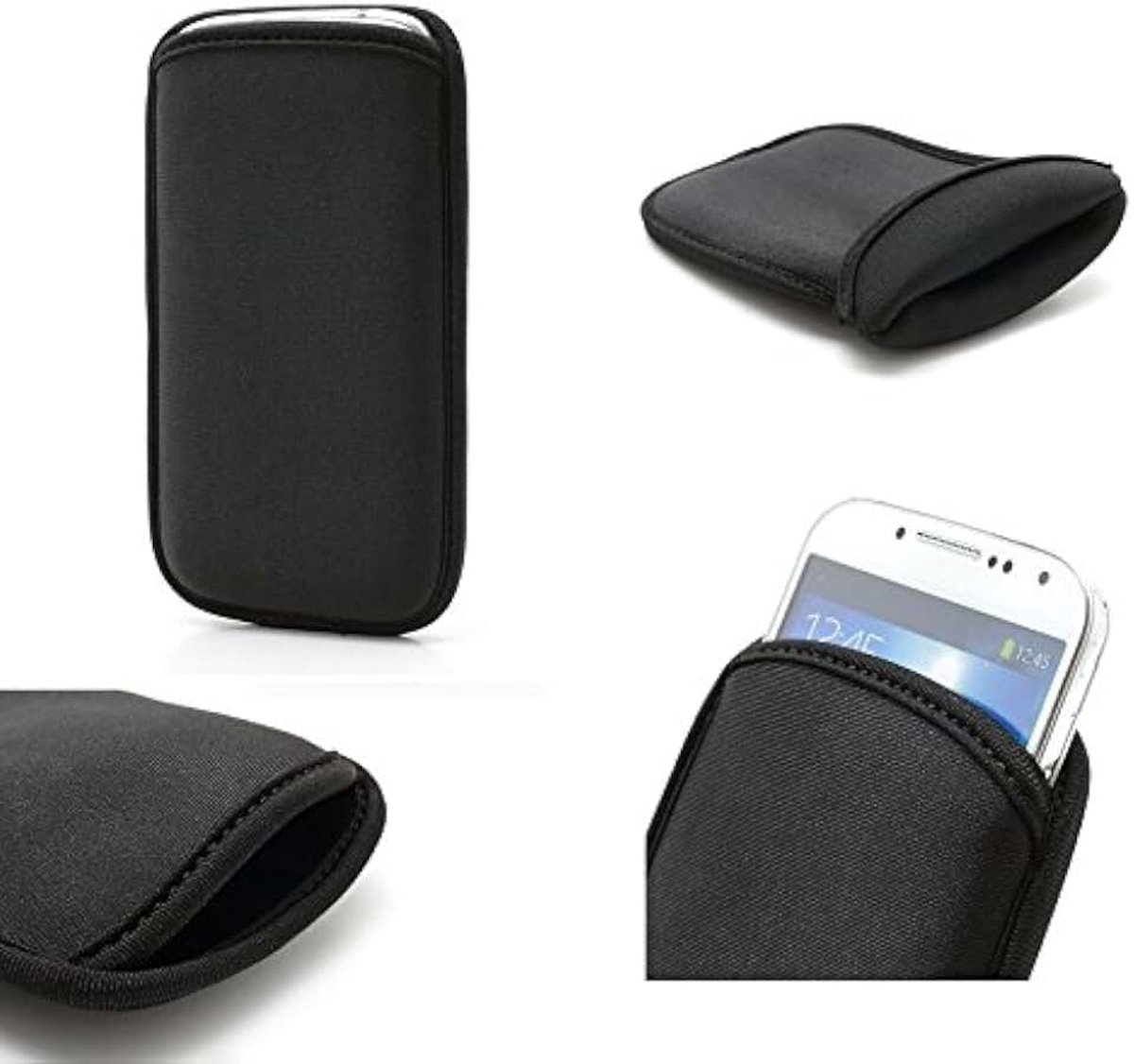 Waterdichte tas voor etui cover - ecoo glossy pro e02 - zwart
