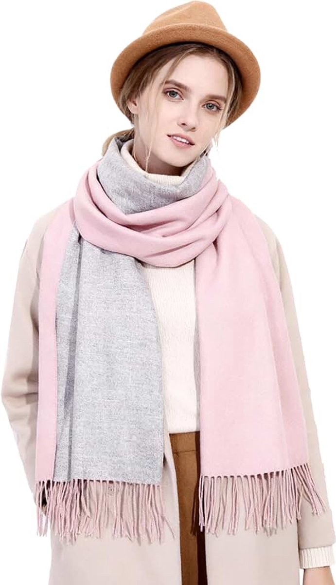 Kasjmier winter halsdoek Stole Elegante warme en zachte sjaal lang 200 cm x 70 cm