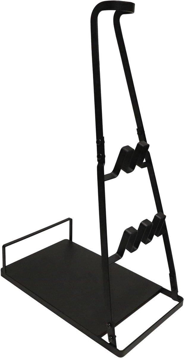 Opbergstandaard Stofzuiger - Accessoirehouder - Netjes Opbergen - Vrijstaand Boren Niet Nodig - 36.5 x 22 x 58 cm - Zwart