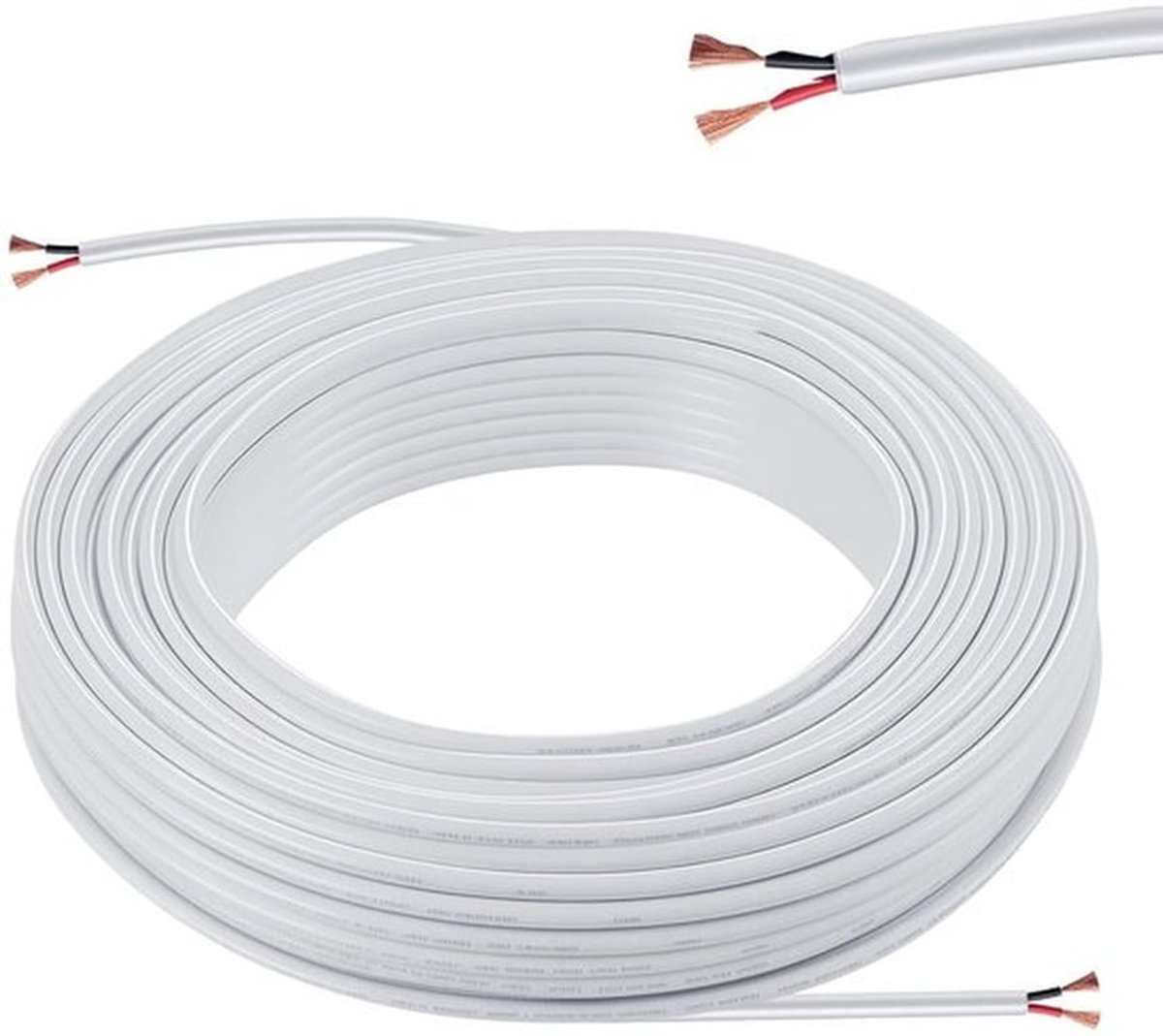 Elektrische Draad - 2-aderige Kabel - Voertuigbedrading - Hoge Geleiding - 10 Meter - Zwart