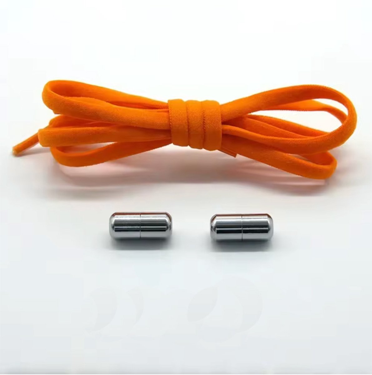 Oranje veters - Elastische veters met sluiting - Schoenveters zonder strikken - 100cm - Orange laces - CHPN