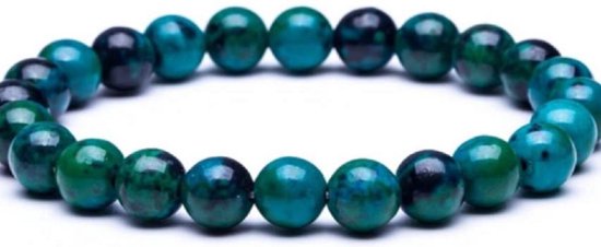 Armband- Turquoise -groen- kralen-Charme Bijoux