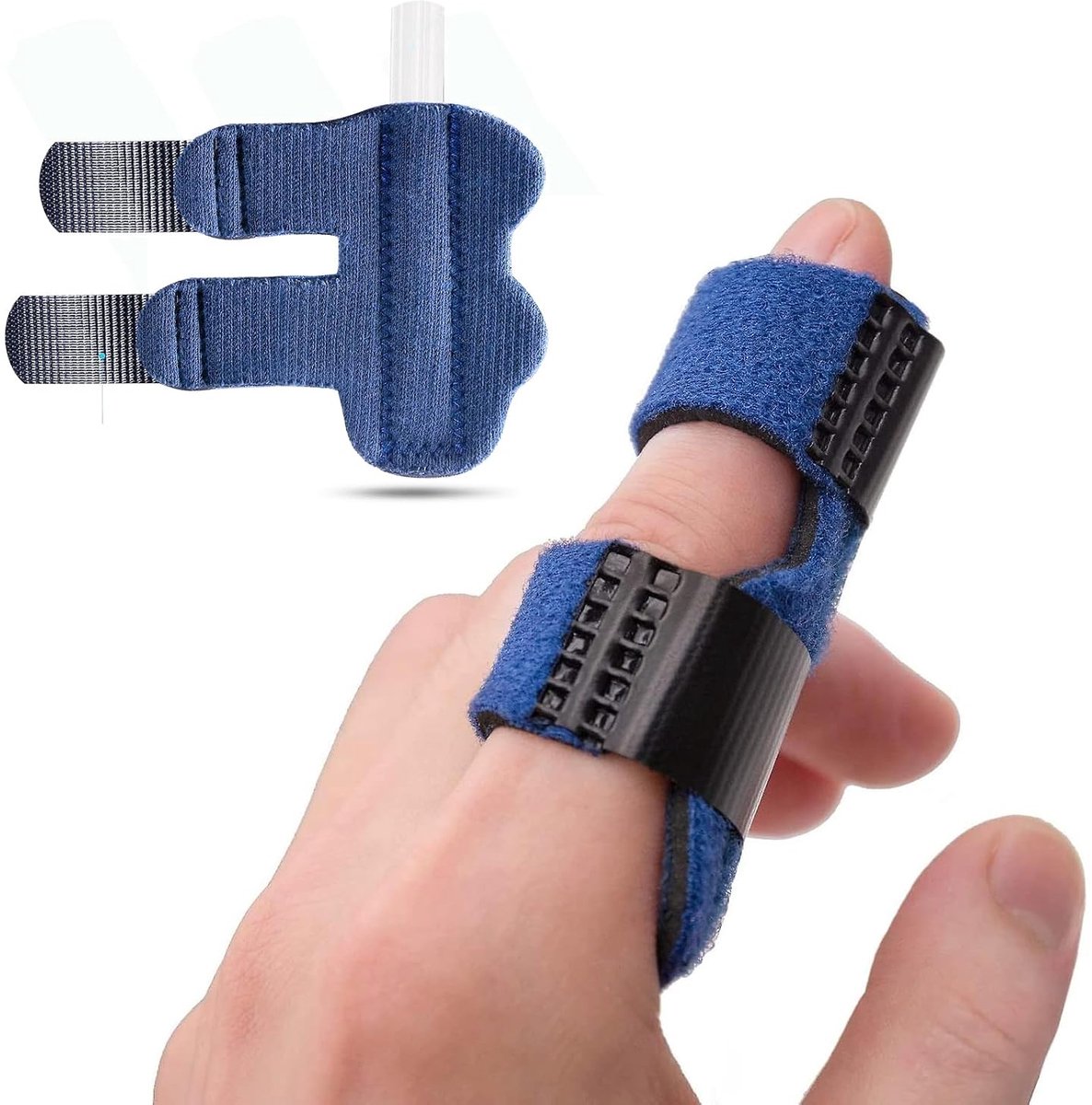 Ryoudavell - Vingerspalk - Medische Vingerondersteuning - Voor Trigger Finger, Vingerbreuk, Verstuiking & Artrose - Vaste Vingerbeschermer voor Handherstel - Universele Vingerstabilisator