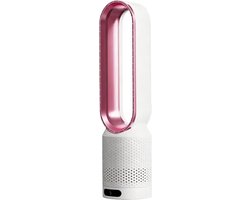 Casalora Ventilator Staand - Bladloze Ventilator 58 cm - Luchtcirculator met Afstandsbediening, 8 Snelheden, 90° Oscillatie, Timer en Luchtzuivering – Veilig en Comfortabel voor Woonkamer, Slaapkamer en Kantoor - Roze