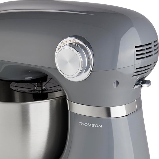 Keukenmachine - Mixer - Bakken en Koken - Planetair mengsysteem - 5L Kom - Grijs — afbeelding 2