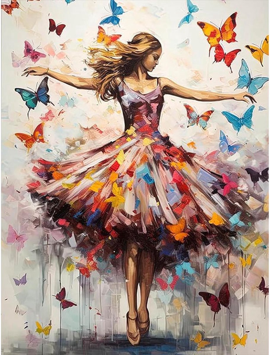 Casalora Diamond Painting - 5D Dansend Diamant Schilderij DIY Kit - Creatieve Hobby voor Volwassenen & Beginners