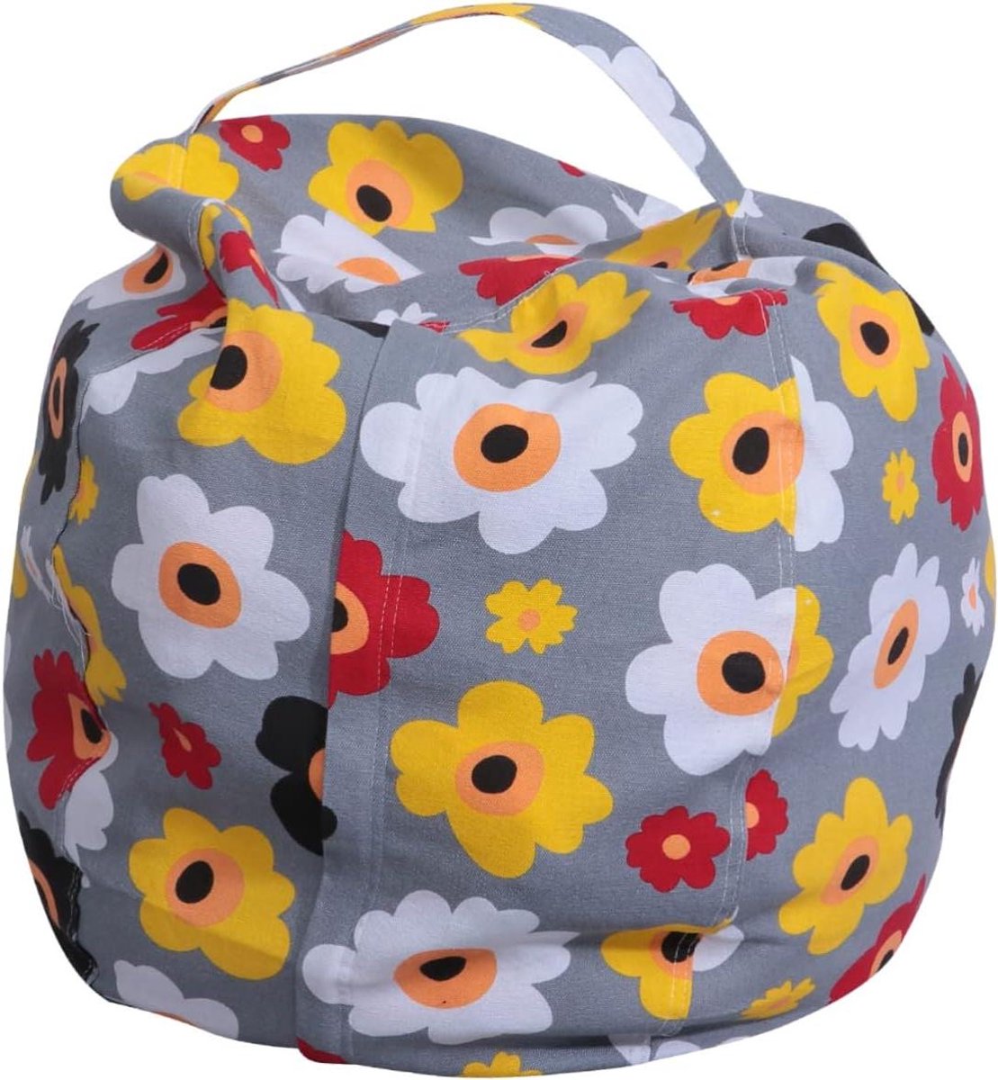 Opbergzak Kinderen - Zitzak Poef - Speelgoed Organiseren - Opvulbare Opbergruimte - 83x75 cm - Diverse kleuren