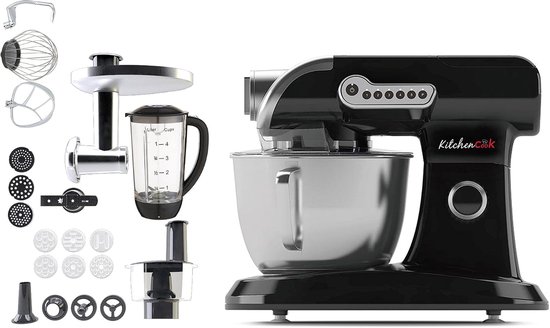 Kneedmachine - Keukenrobot - Bakken en Mixen - Krachtige Motor - 6 Liter Kom - Zwart — afbeelding 5