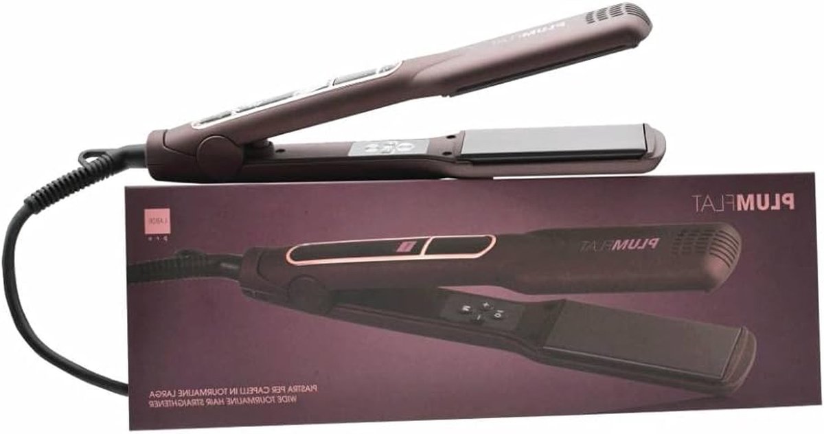 Haar Stijltang - Toermalijn Platen - Glad Haar Creëren - Snelle Opwarming - 40mm Breed - Zwart