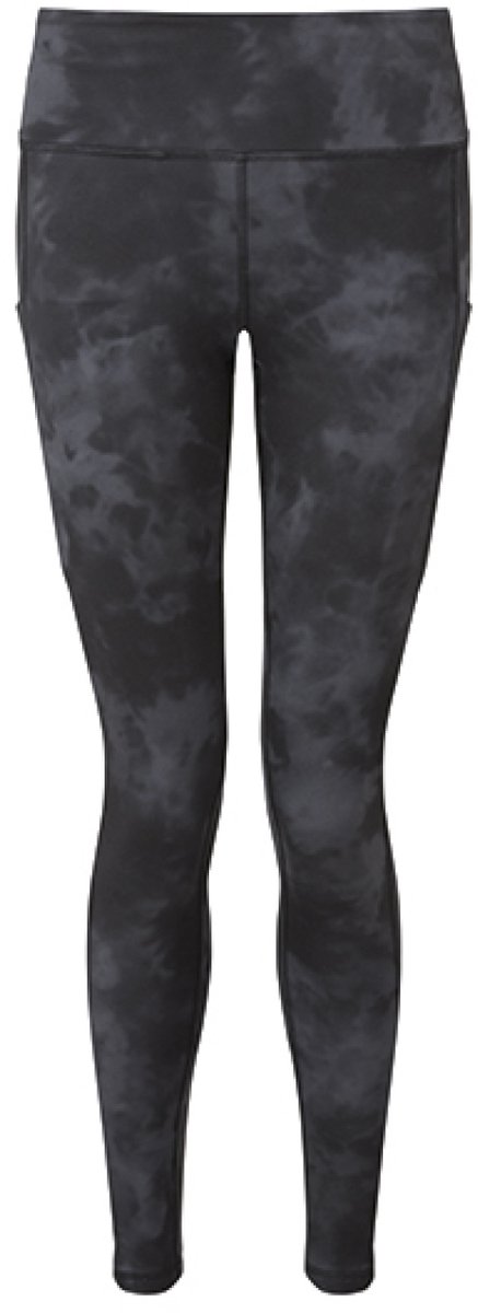 TriDri Women´s Recycled Perform Full-Length Leggings TR532 - Black/Grey Acid Wash - XL