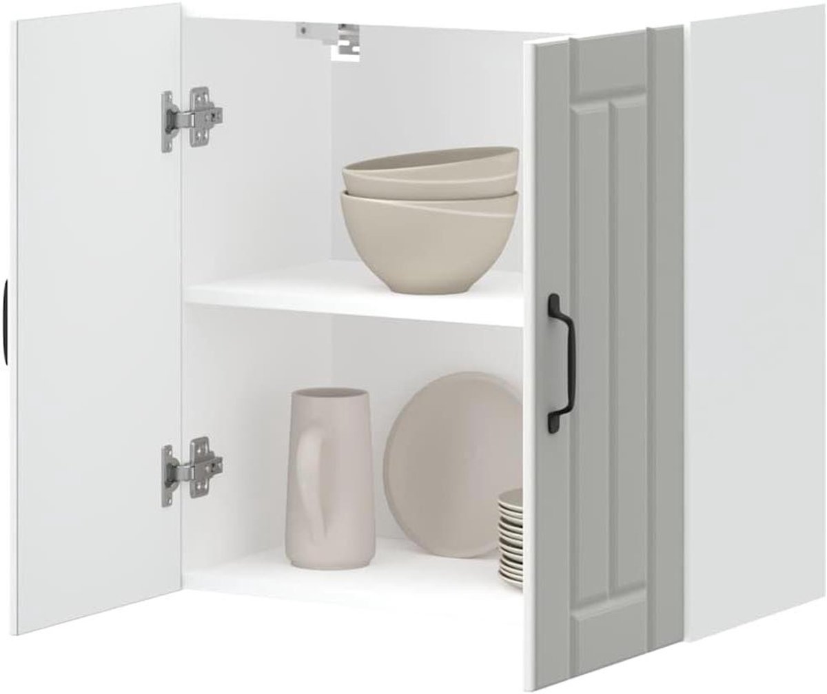 Onderkast Dressoir - Keukenkast Voorraadkast - Keuken Organiseren - Sterk Houtmateriaal - 60 x 60 cm - Wit
