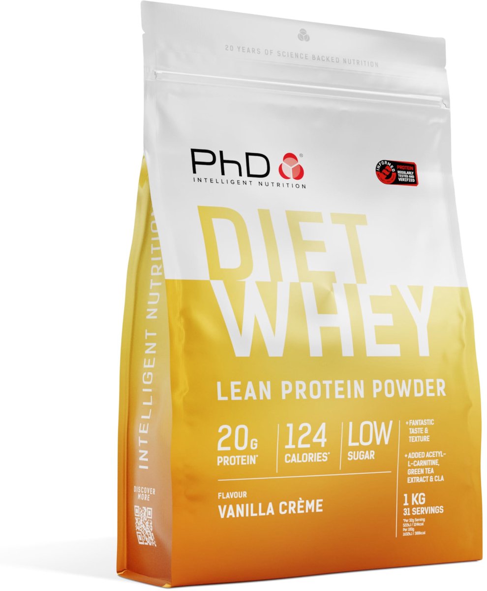 Phd nutrition Diet Whey - 1000 gram - vanilla cream