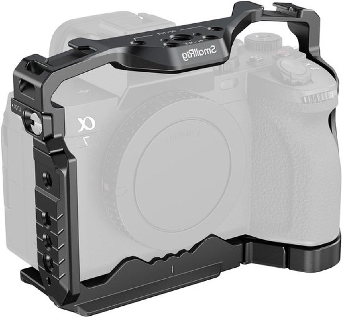 Camera Cage voor Sony Alpha 7R V, 7 IV, 7S III en A1 met AirTag Slot en Bescherming
