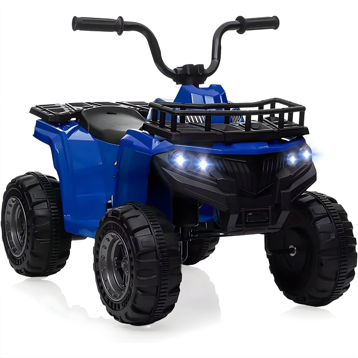 Elektrische Kinderquad - 12V ATV met 2 Snelheden, LED licht en Muziek, 4-Wiel Elektrische - Zwart