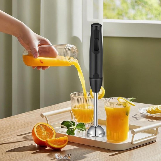 Staafmixer - Handmixer - Glad Mixen - 400 Watt Vermogen - 38 cm - Zwart — afbeelding 2