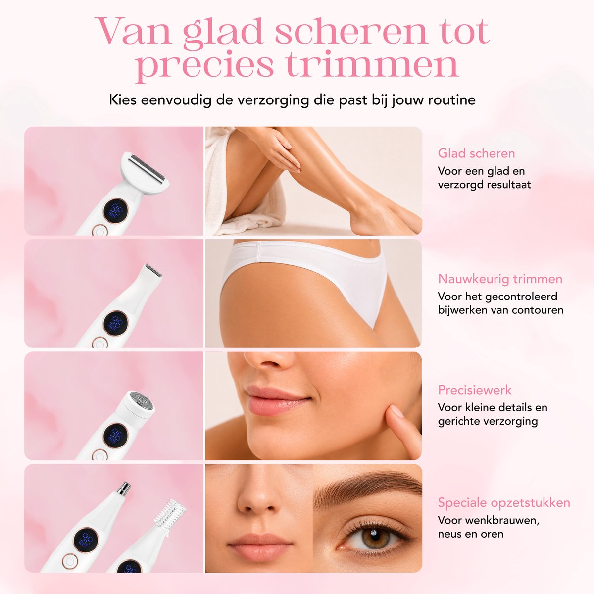 Fervere Ladyshave voor Vrouwen 5-in-1 thumbnail 4