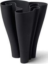 Studio RAR Vaas Blossom Large - Vaas keramiek - Zwart - H 36,5 cm