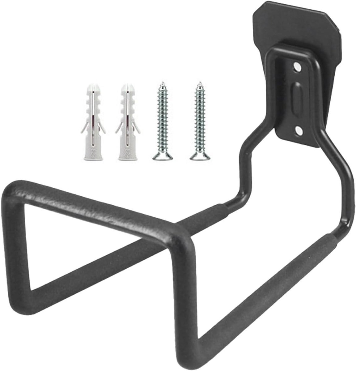 Tuinslanghouder - Slangrek Hanger - Tuin Organiseren - Robuuste Metalen Constructie - 12 x 19.5 x 13.5 cm - Zwart