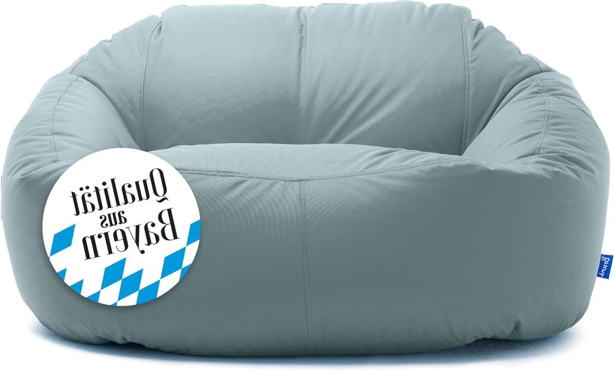 Zitzak Sofa - XXL Lounge - Ontspannen Binnen Buiten - Waterdicht Robuust Materiaal - 160 x 100 cm - Ijsgrijs