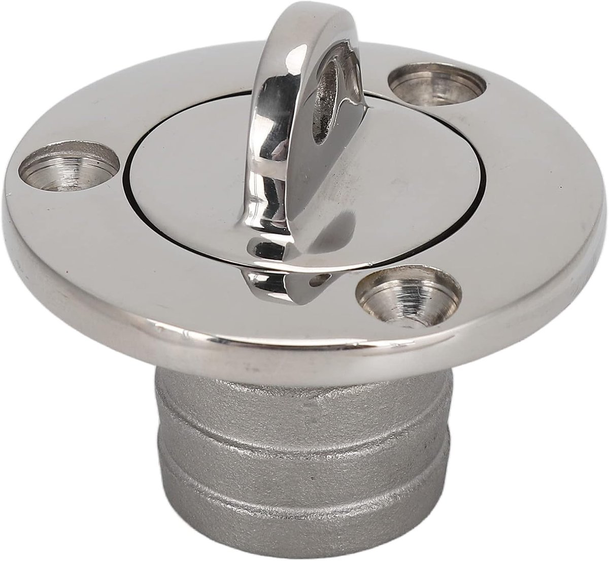 Garboard Afvoerplug 25mm Ronde Afdruiprek Roestvrijstalen Aftappoort voor Bootschip, Bootbrandstofdek Vullen/Vuller, Gepolijste 316 Roestvrijstalen Hardware