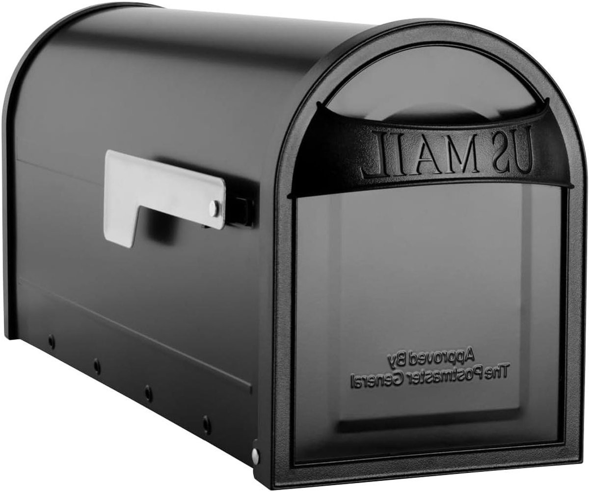 Brievenbus - Postkast - Brieven Post Ontvangen - Gegalvaniseerd Staal - Medium Formaat - Zwart