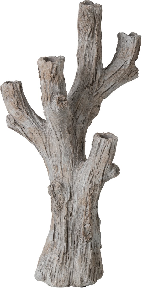 J-Line Kandelaar - polyresin - taupe - large