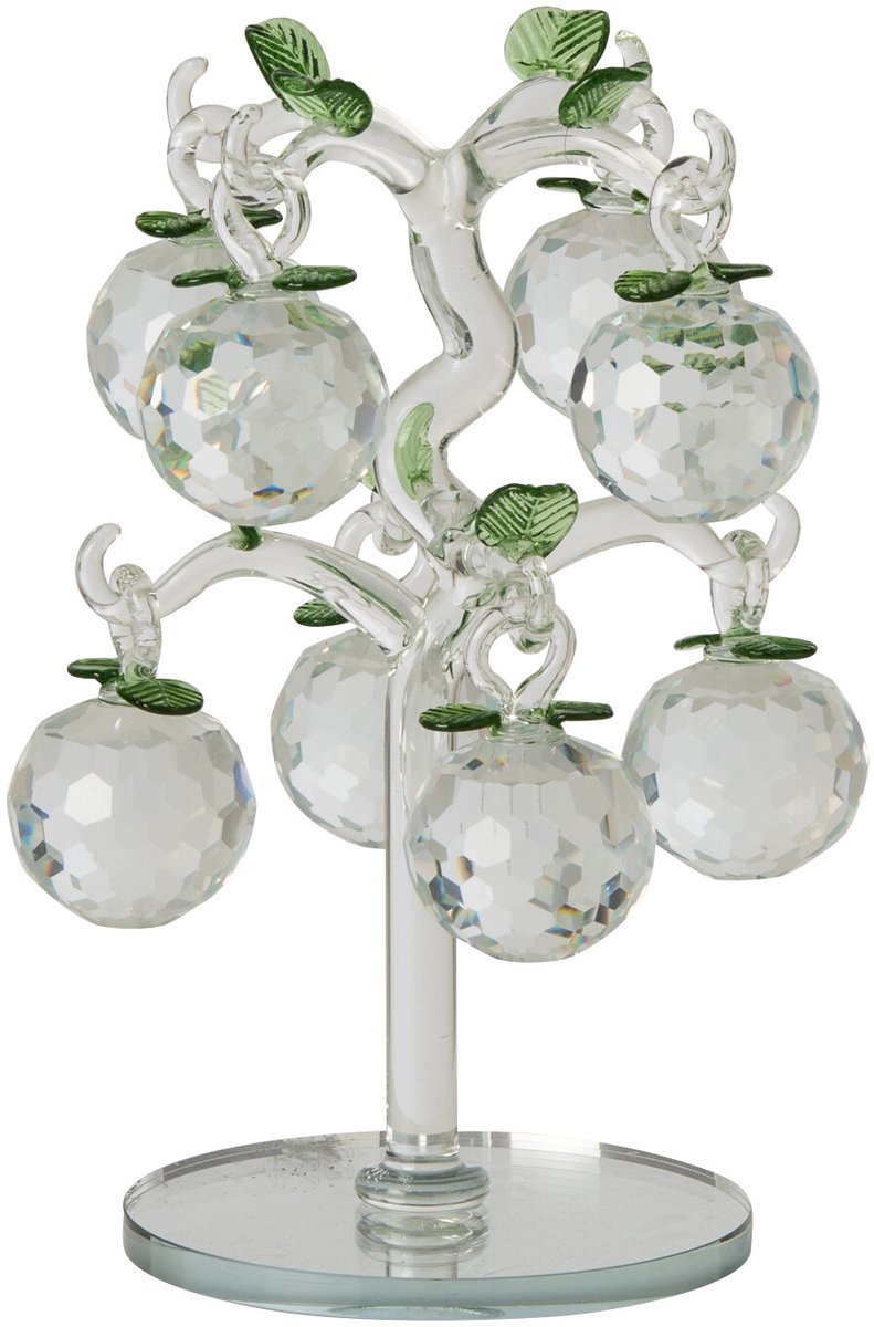 J-Line decoratieboom - kristal - transparant