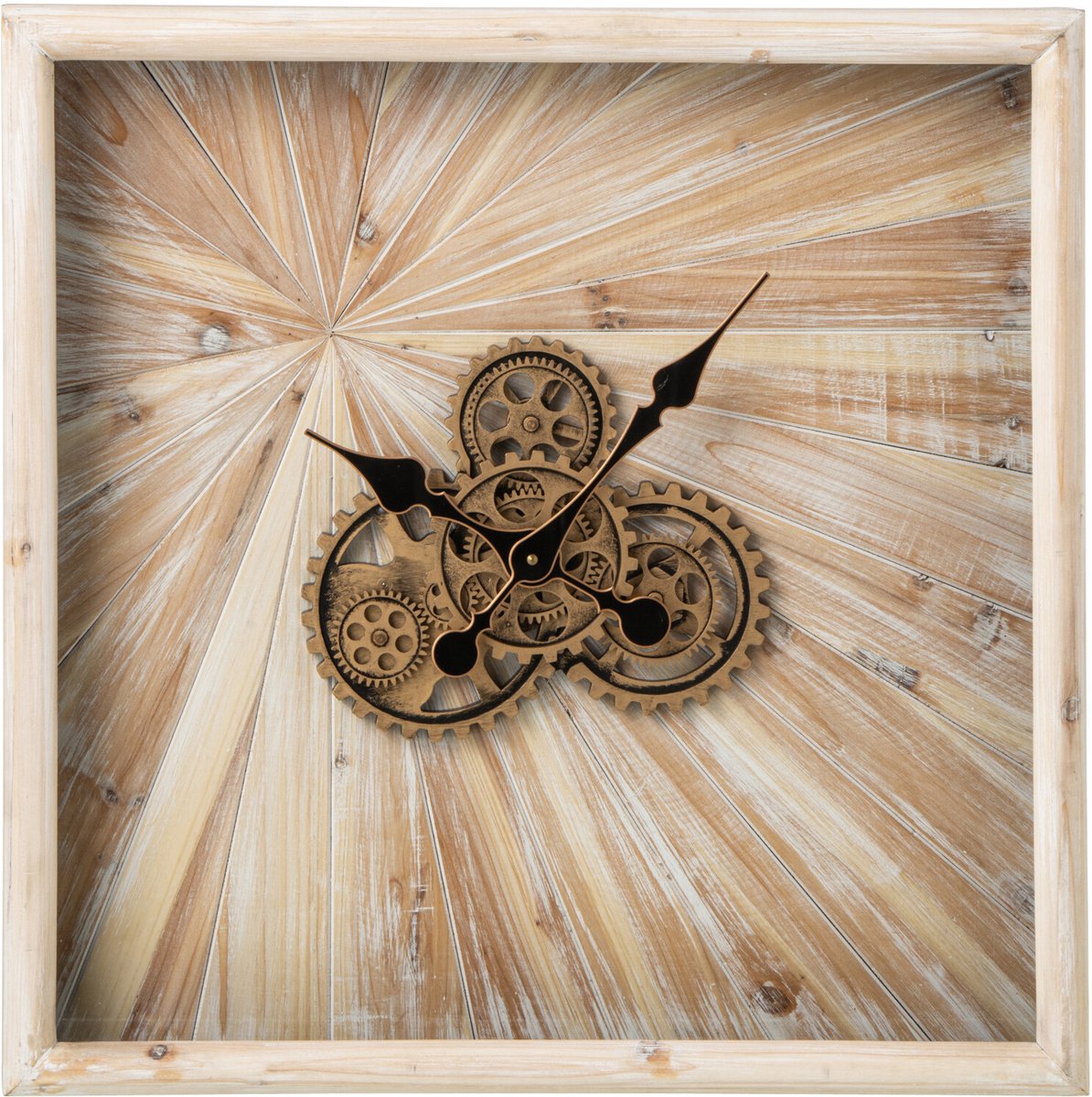 J-Line Wandklok - MDF - lichtbeige - small