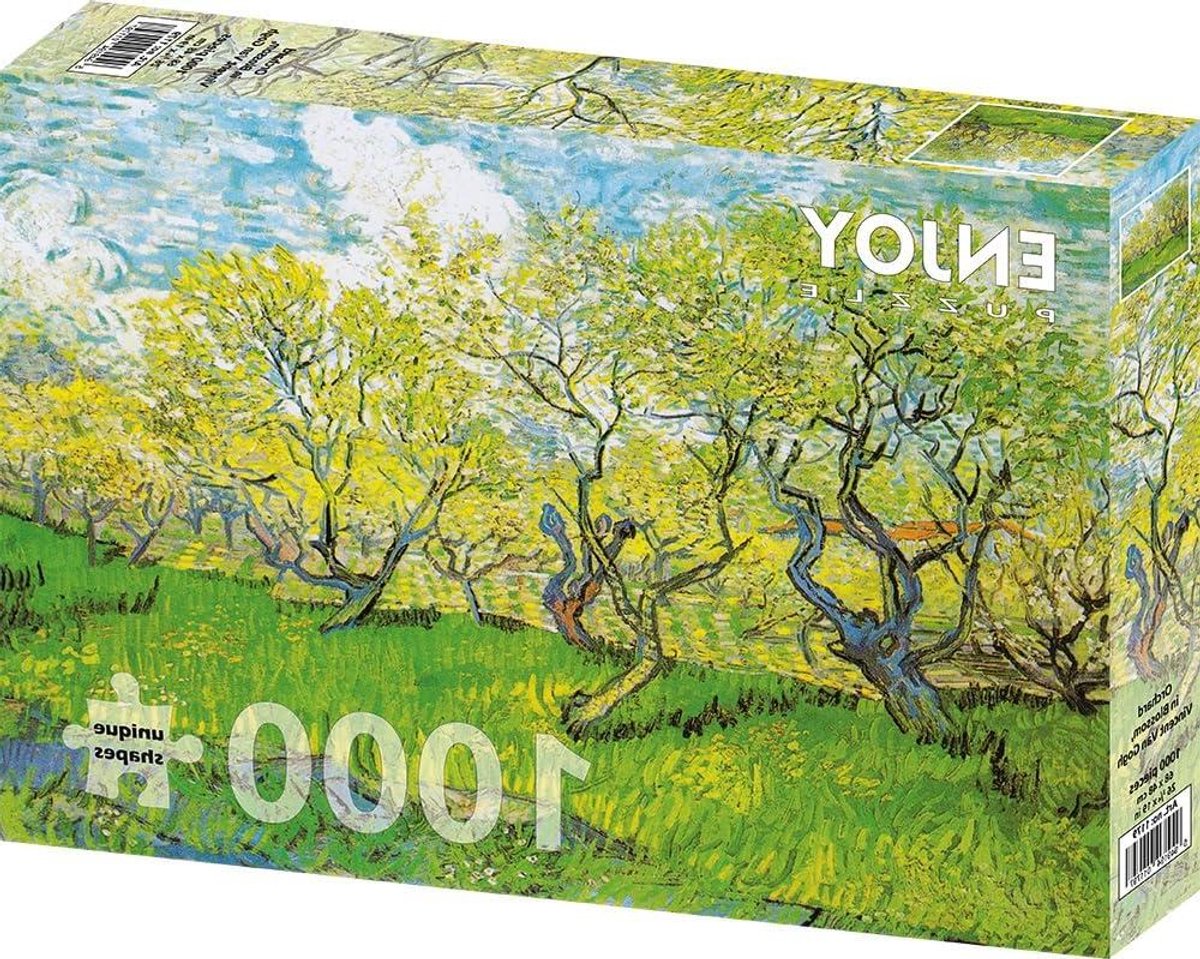 1000-puzzelstukken Bloeiende Boomgaard Vincent Van Gogh - Kunst puzzel voor volwassenen en kinderen