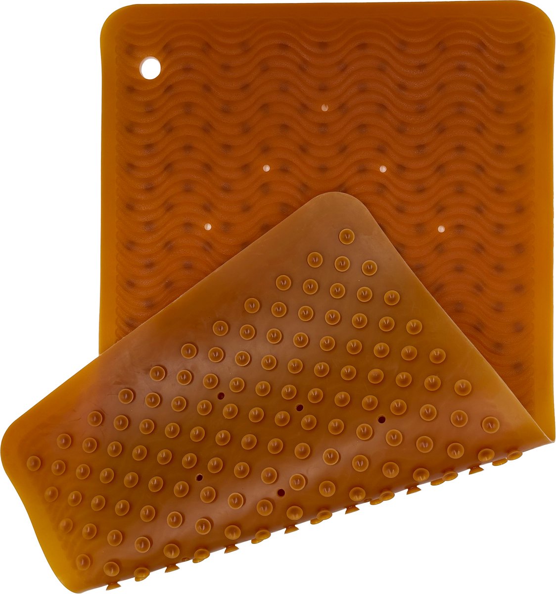 HEVEA Wave Badmat Rectangle - Natural