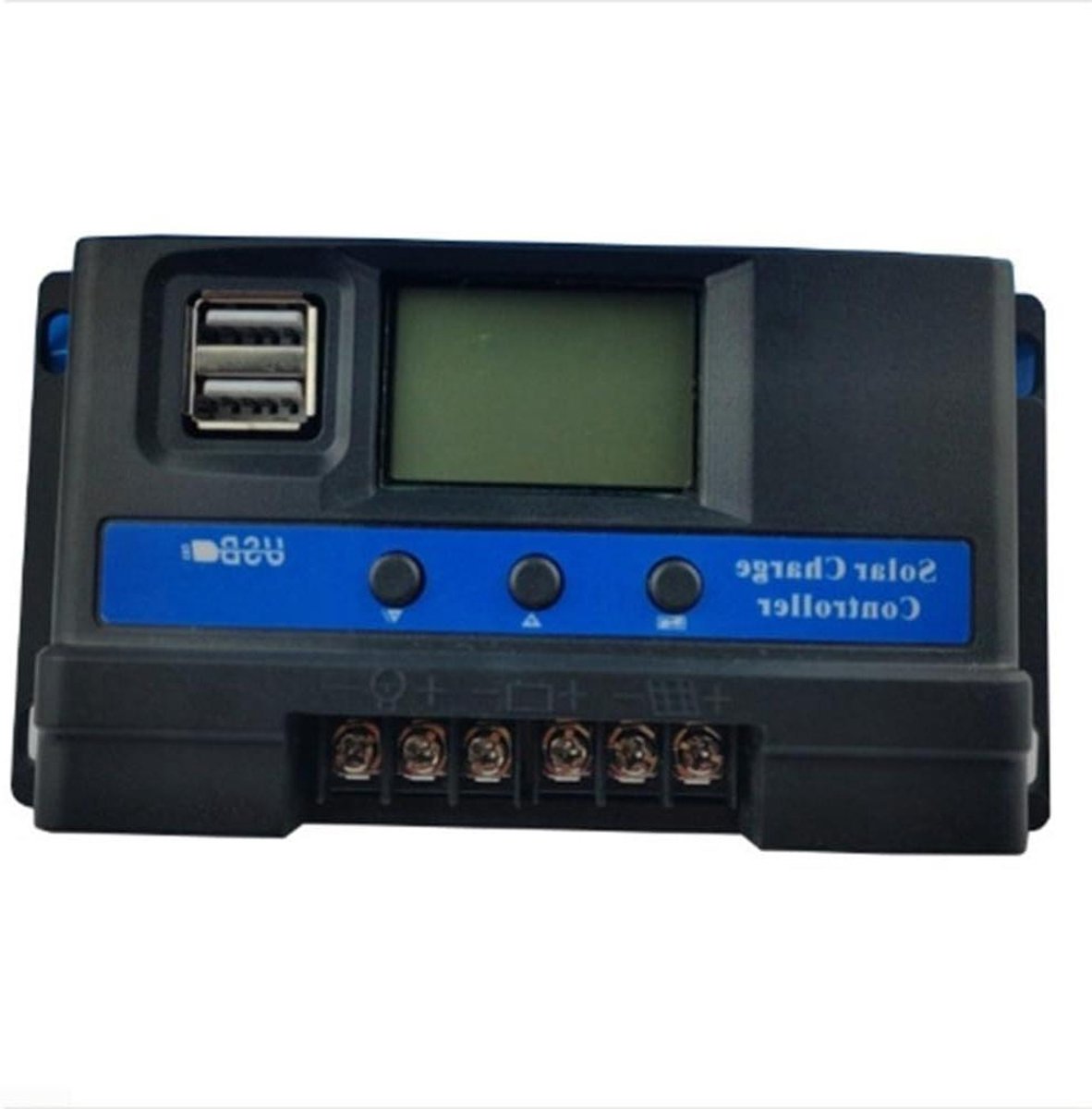 Zonne Controller - Regulator PV - Energie Beheer - Automatische Spanning Herkenning - 10A - Zwart